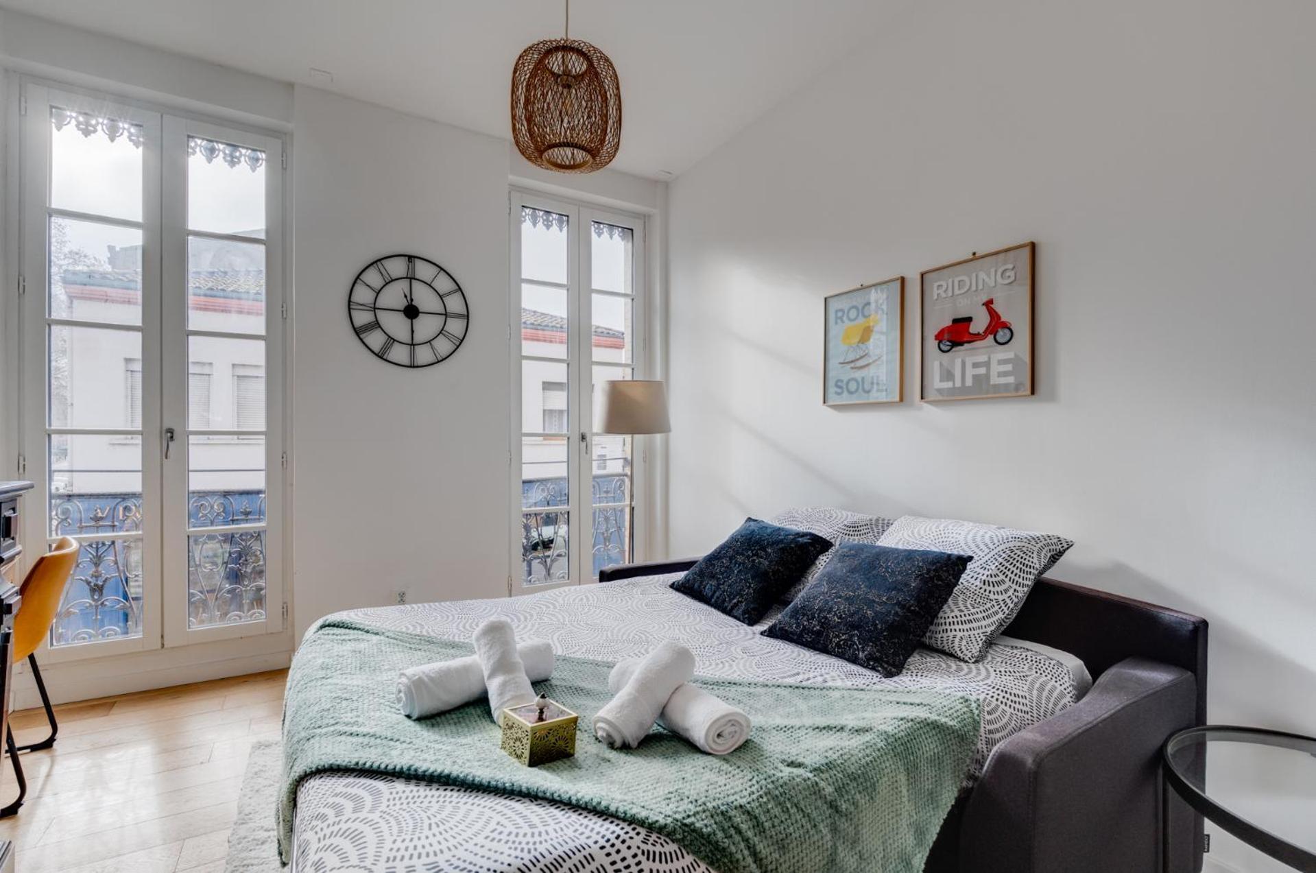 Studio Chic Et Lumineux, Garage, Wifi, Clim Toulouse Luaran gambar