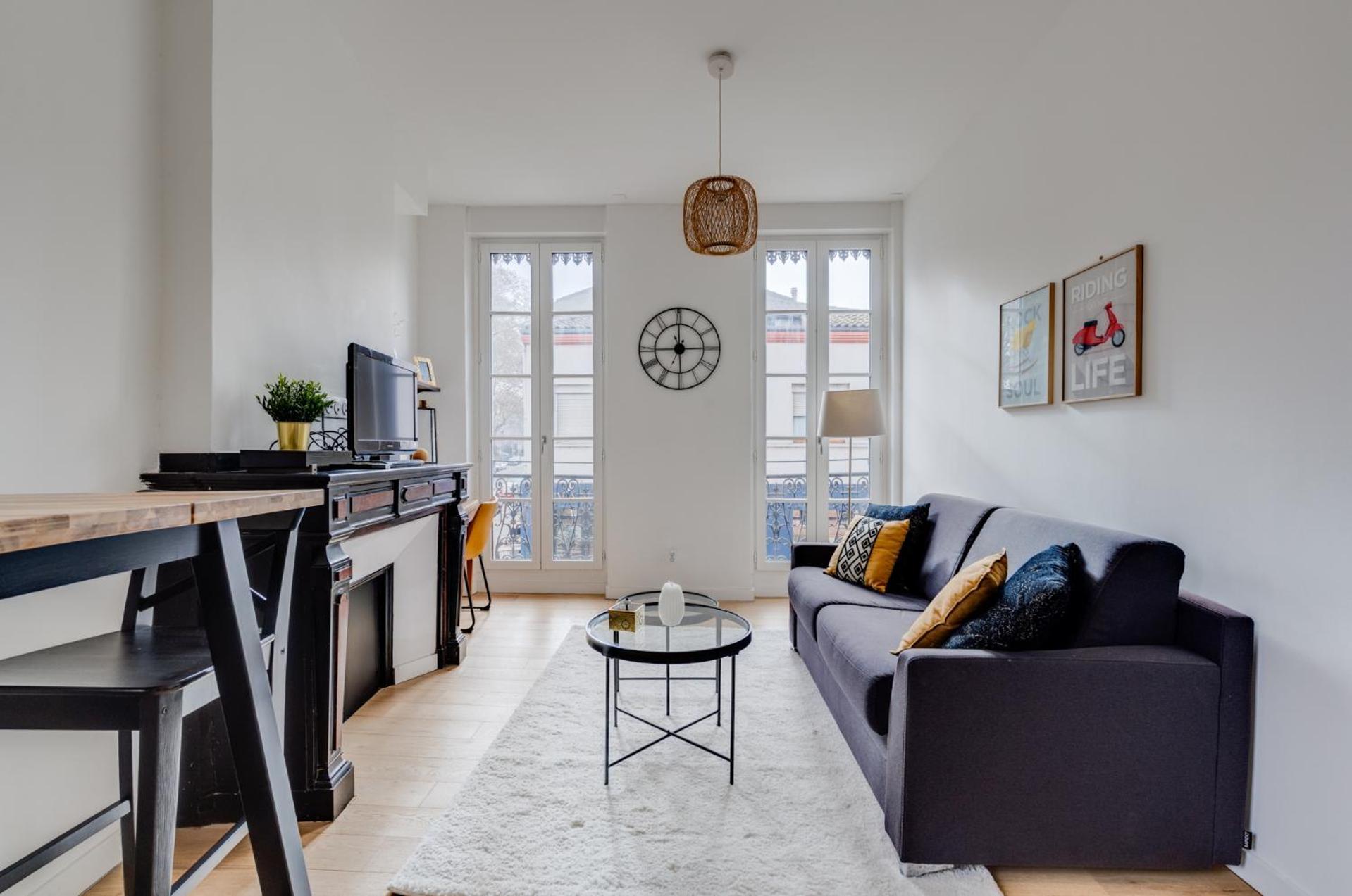 Studio Chic Et Lumineux, Garage, Wifi, Clim Toulouse Luaran gambar